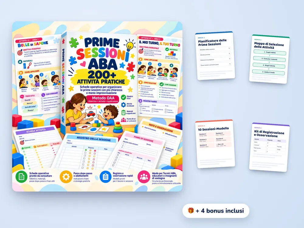 Prime Sessioni ABA con i 4 bonus inclusi